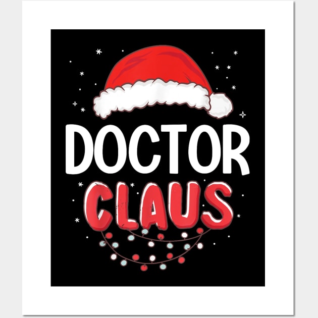 Doctor Santa Claus Christmas Matching Costume Wall Art by luxembourgertreatable